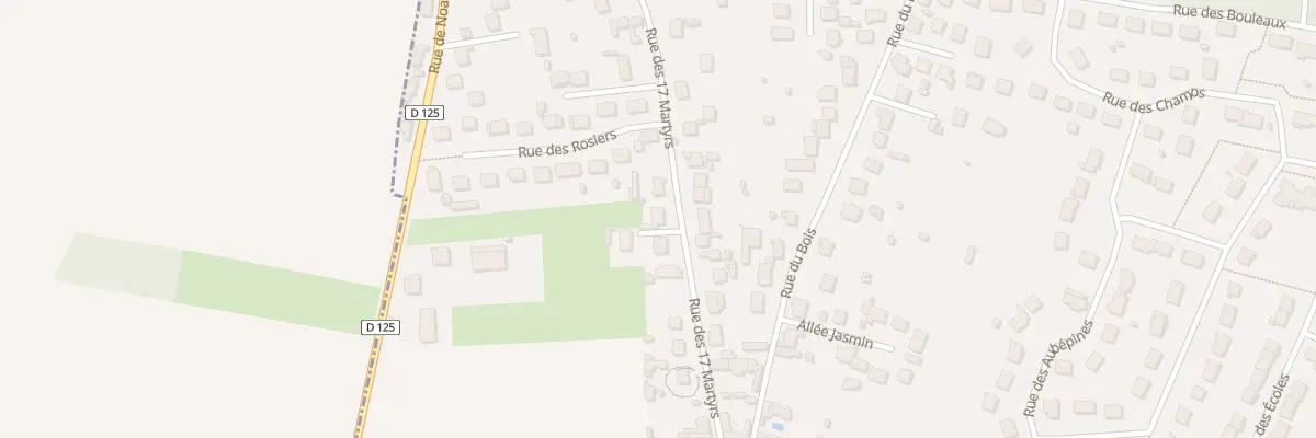 Plan du 87 Rue des 17 Martyrs à Andeville