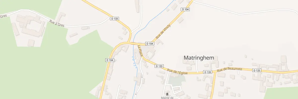 Plan du 4 Pl La Place à Matringhem
