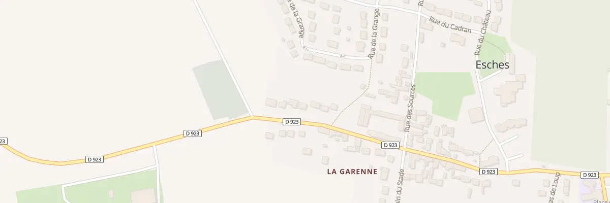Plan du 91 Rue Nationale à Esches