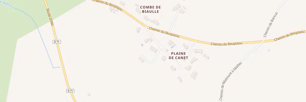 Plan du 5375 La Pradelle à Lamillarié
