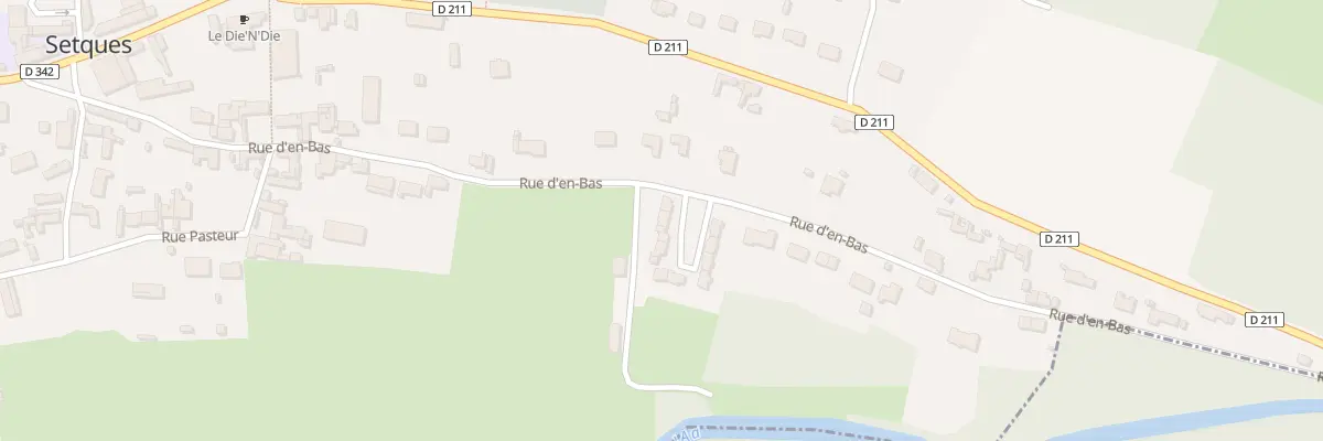 Plan du 2 Lot.De l’Aa Rue d’En Bas à Setques