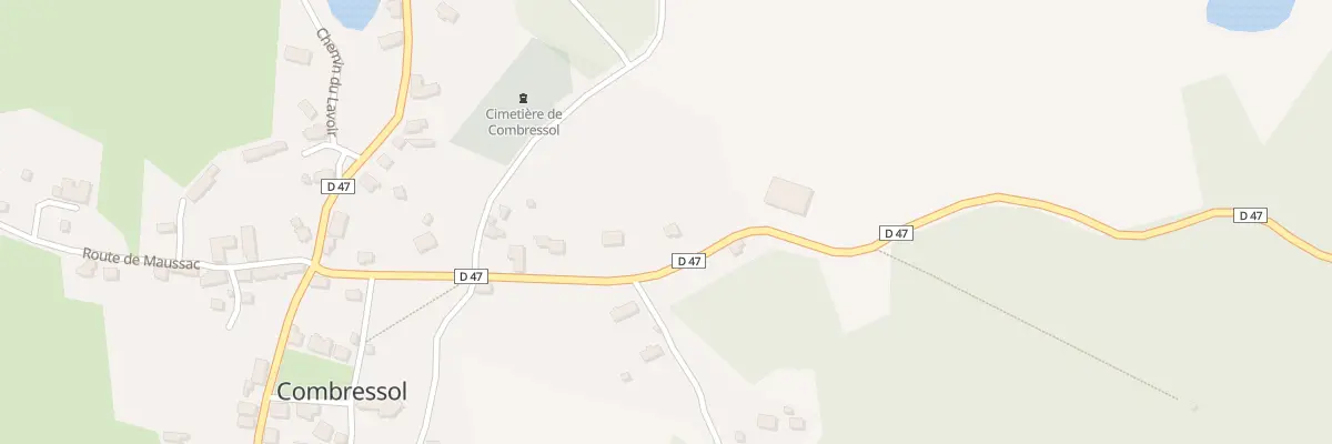 Plan du 5003 Le Bourg à Combressol