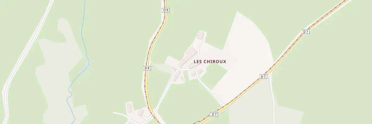 Plan du 5081 Les Chiroux à Gouzon