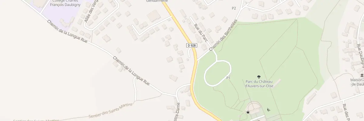 Plan du 9 Rue François Mitterrand à Auvers-sur-Oise