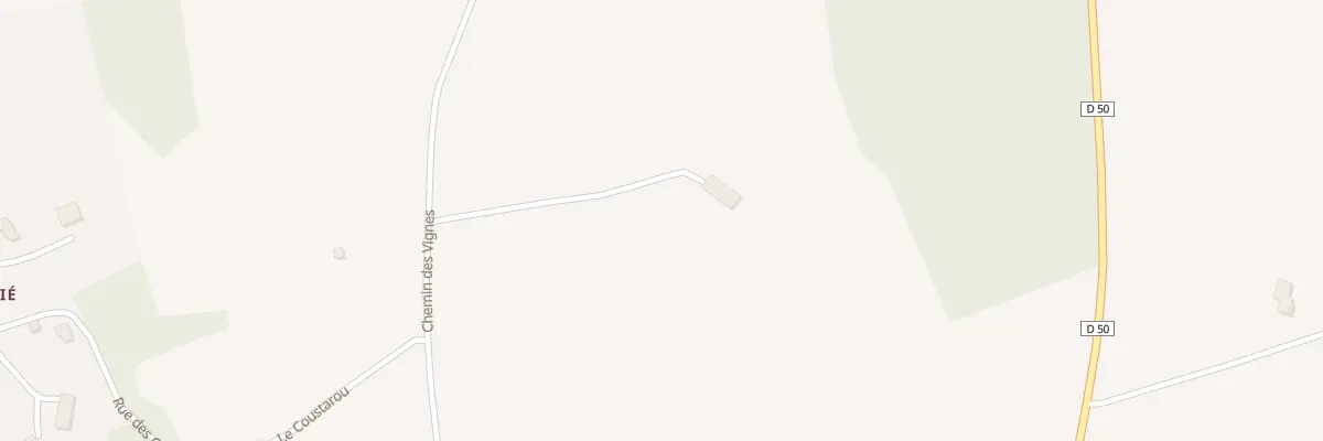 Plan du 1004 Rte Des Vignes à Verdalle
