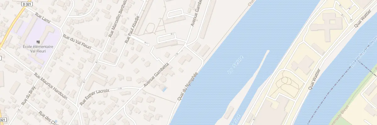 Plan du 14 Av Gambetta à Chatou