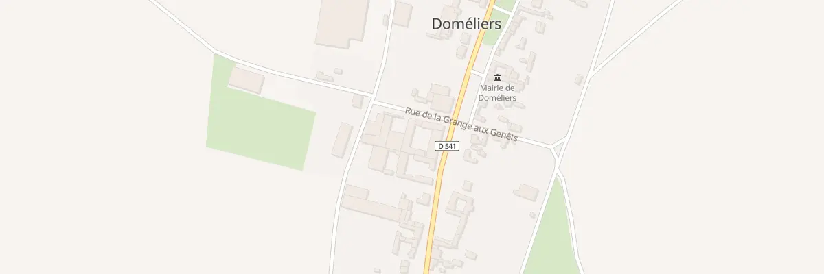 Plan du 40 Rue Principale à Doméliers