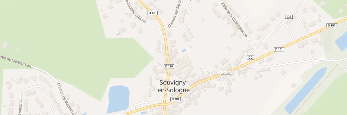 Plan du 12A Rue Eugène Labiche à Souvigny-en-Sologne