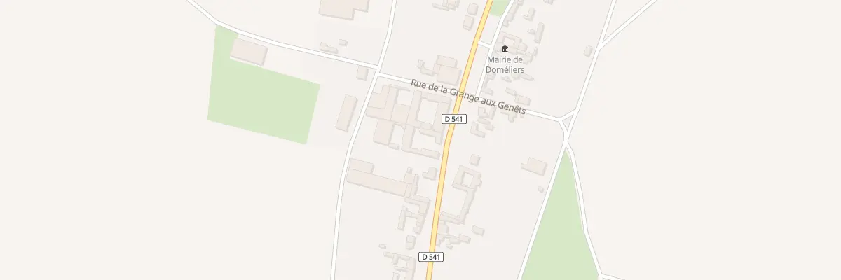 Plan du 38 Rue Principale à Doméliers