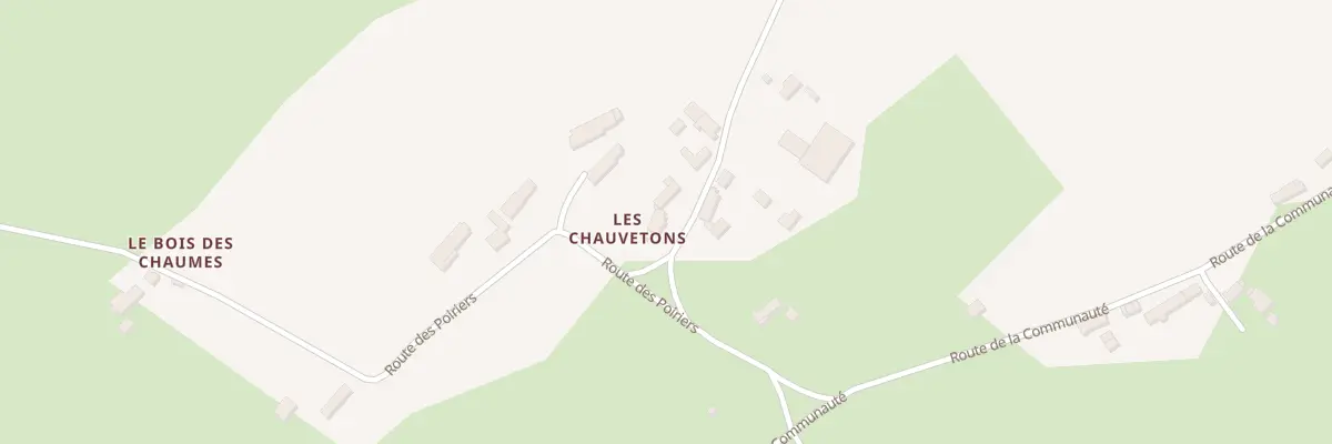 Plan du 70 Les Chauvetons à Rezay