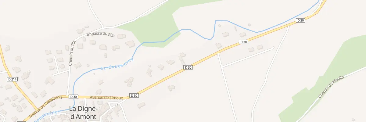 Plan du 12B Av de Limoux à La Digne-d’Amont