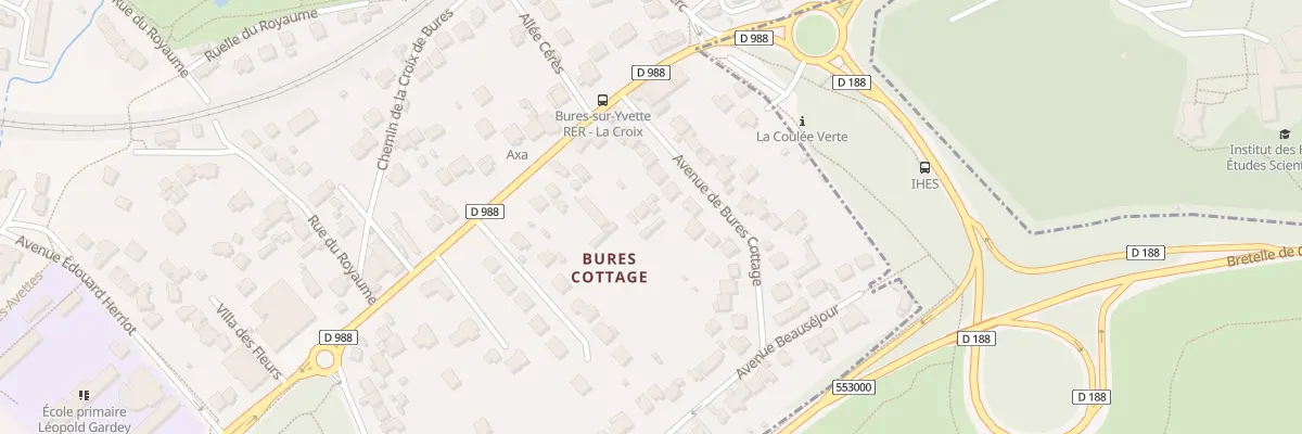 Plan du 14 Av Bures Cottage à Bures-sur-Yvette
