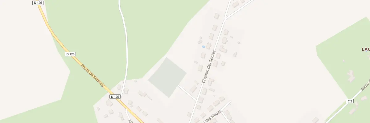 Plan du 9 Che des Sentes à Souvigny-en-Sologne
