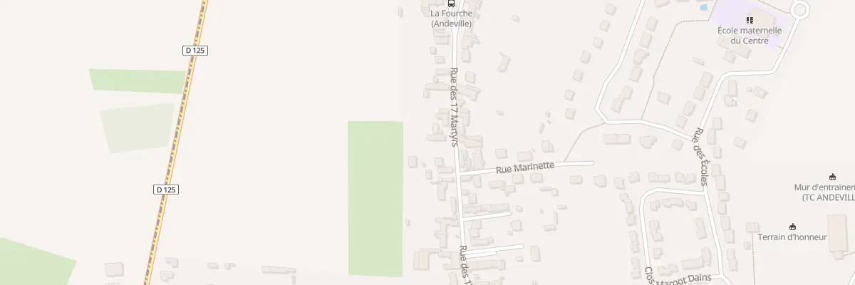 Plan du 49 Rue des 17 Martyrs à Andeville