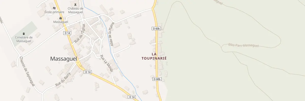 Plan du 14 La Toupinarie à Massaguel