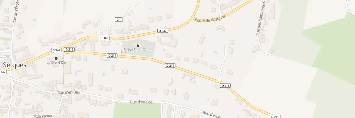 Plan du 9 Rue d’Esquerdes à Setques