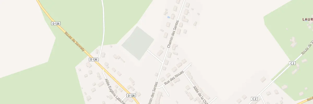 Plan du 7 Che des Sentes à Souvigny-en-Sologne