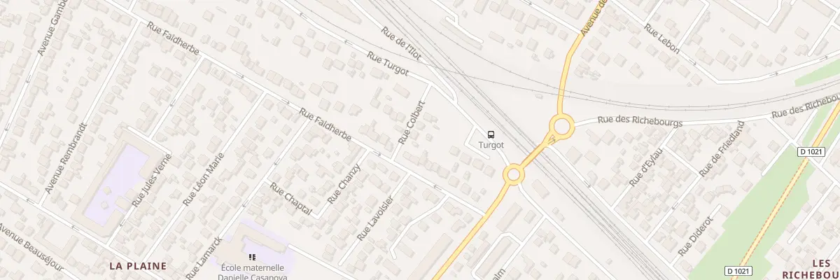 Plan du 9 Rue Colbert à Sartrouville
