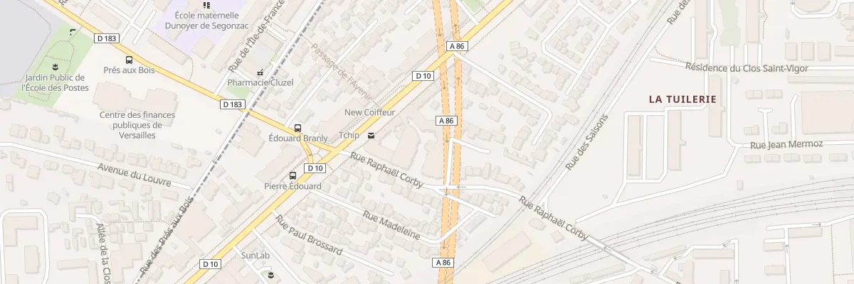 Plan du 7 Rue Raphaël Corby à Viroflay