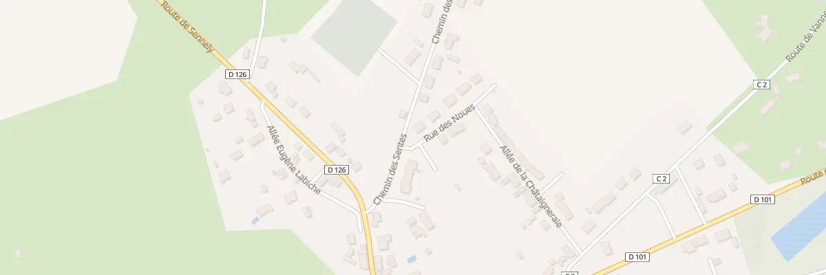 Plan du 1 Rue des Noues à Souvigny-en-Sologne
