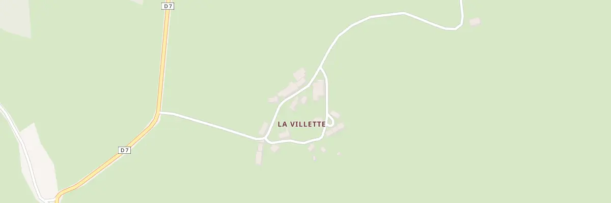 Plan du 7 La Villette à Issoudun-Létrieix