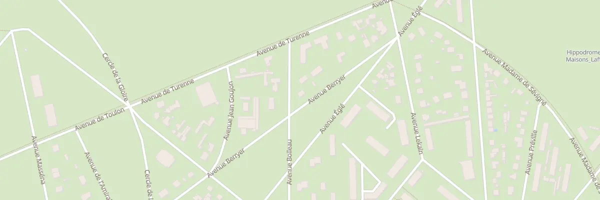 Plan du 16 Av Berryer à Maisons-Laffitte