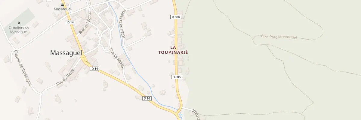 Plan du 33 La Toupinarie à Massaguel