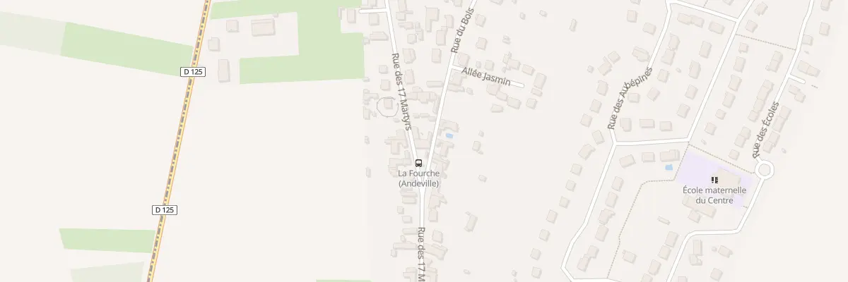 Plan du 80 Rue des 17 Martyrs à Andeville
