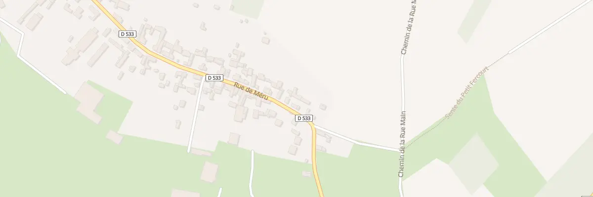 Plan du 7 Rue de Meru à Laboissière-en-Thelle