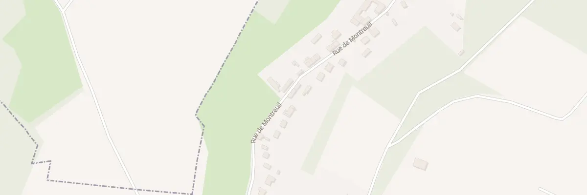 Plan du 36 Rue de Montreuil Mattencourt à Abbecourt