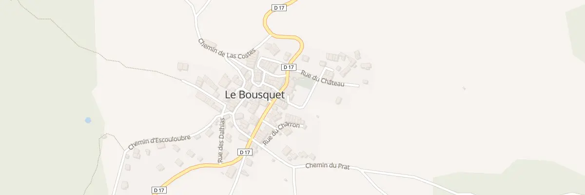 Plan du 86 Le Village au Bousquet