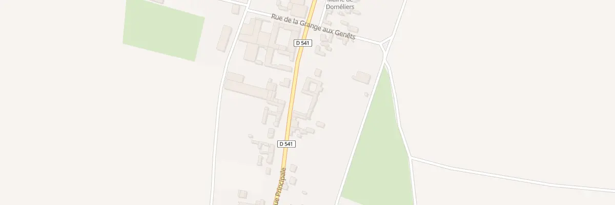 Plan du 37 Rue Principale à Doméliers