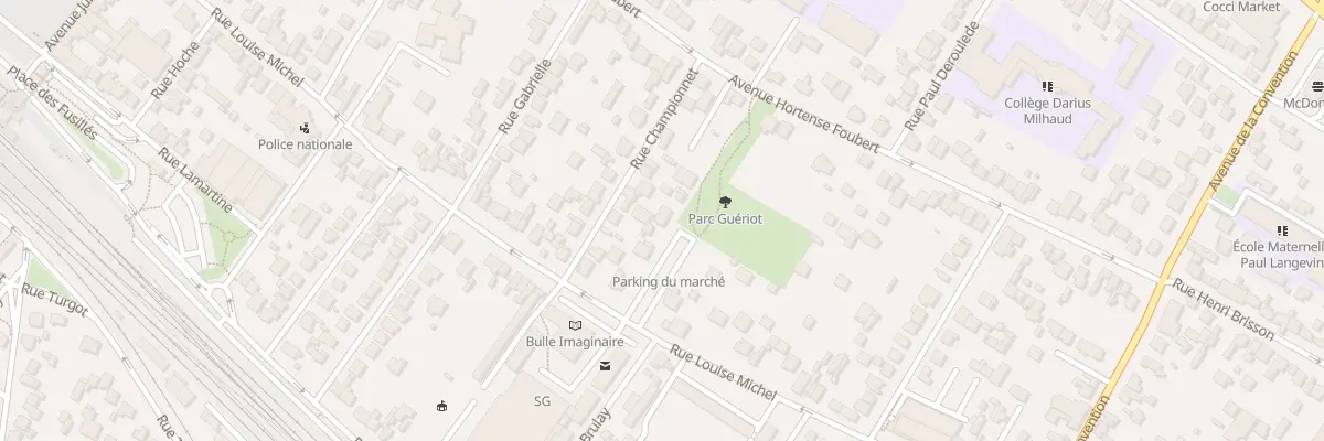Plan du 91 Rue Louise Michel à Sartrouville