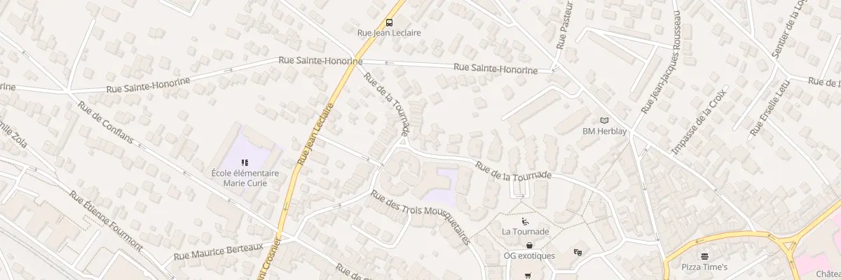 Plan du 92 Rue de la Tournade à Herblay-sur-Seine