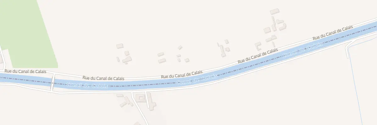 Plan du 1668 Rue du Canal de Calais à Sainte-Marie-Kerque