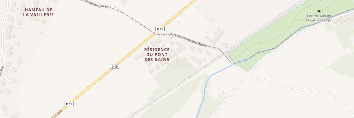 Plan du 4 Rue du Pont des Gains à Breux-Jouy