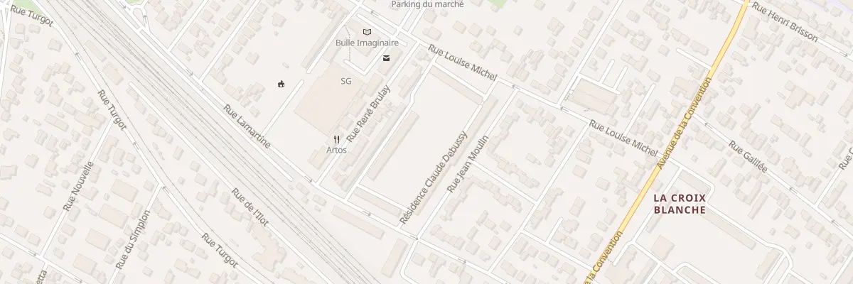 Plan du 7 Rue Jean Moulin à Sartrouville