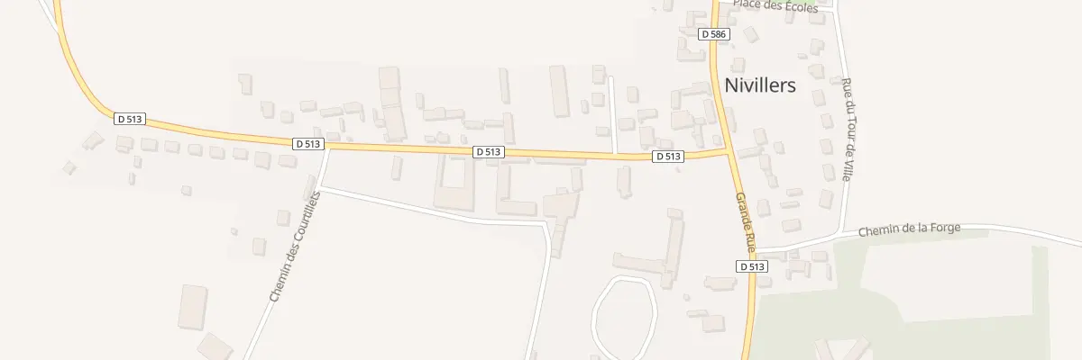 Plan du 1 Rue Reinach à Nivillers