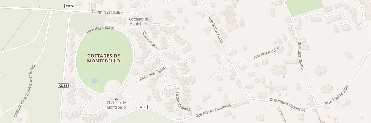 Plan du 3 All des Cypres à Jouy-en-Josas