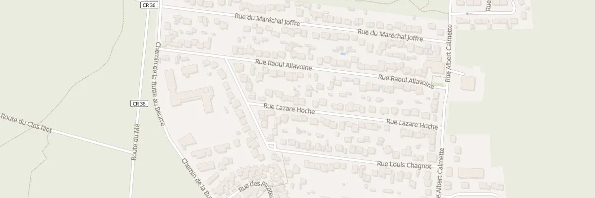Plan du 34 Rue Hoche à Jouy-en-Josas