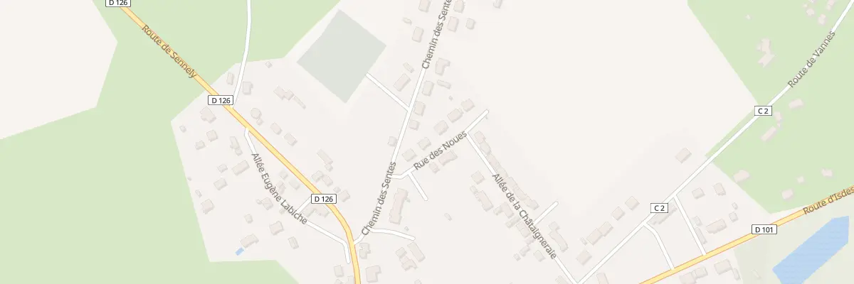Plan du 1B Rue des Noues à Souvigny-en-Sologne