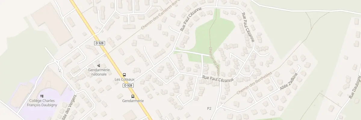 Plan du 96 Rue Paul Cezanne à Auvers-sur-Oise