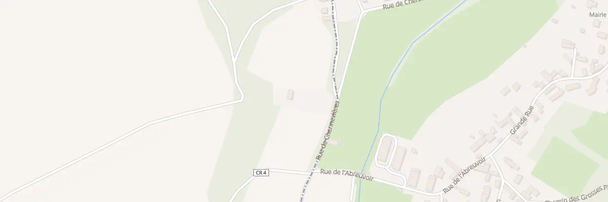 Plan du 10 Rue de Chennevieres à Frouville