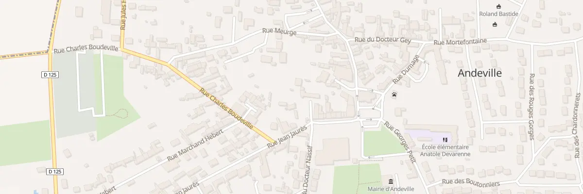 Plan du 18 Rue Jean Jaurés à Andeville