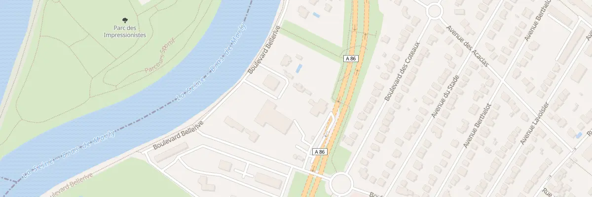 Plan du 30B Bd Belle Rive à Rueil-Malmaison