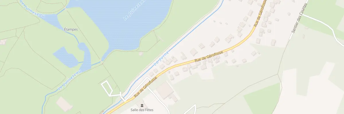 Plan du 88 Rue de Gérofosse à Étampes