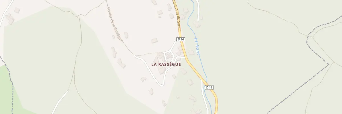 Plan du 2 La Rassegue à Massaguel