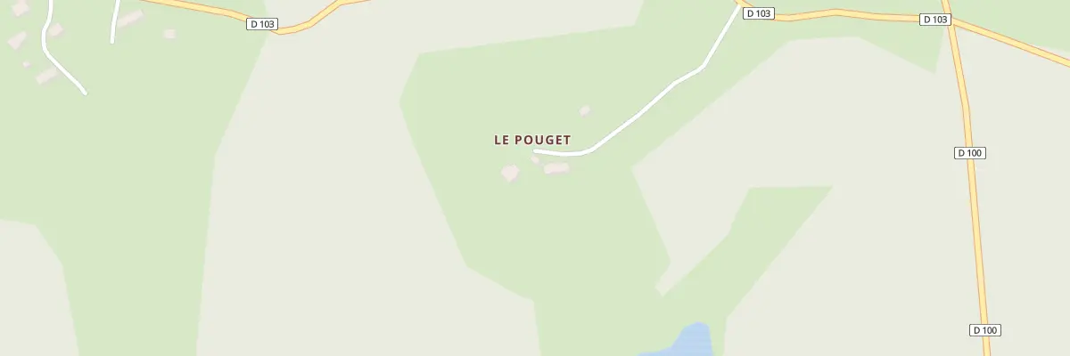 Plan du 1 Le Pouget à Palisse