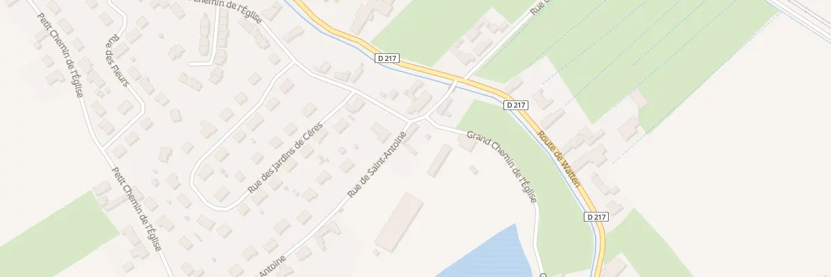 Plan du 73 Rue Saint Antoine à Ruminghem
