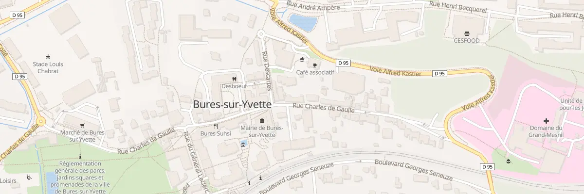 Plan du 32 Rue Charles de Gaulle à Bures-sur-Yvette
